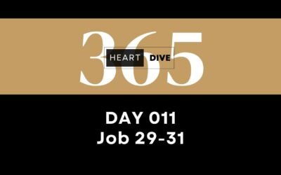 Day 011 | Job 29-31