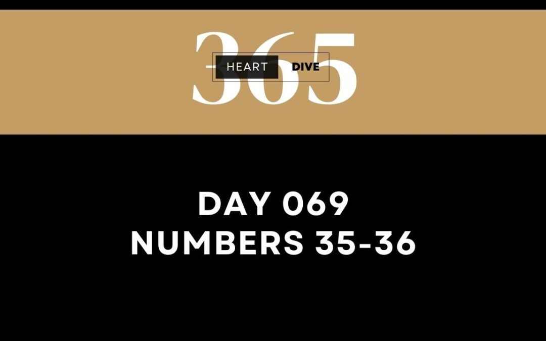 Day 069 Numbers 35-36 | Daily One Year Bible Study | Audio Bible Reading with Commentary