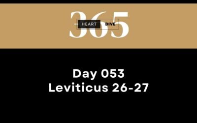 Day 053 Leviticus 26-27