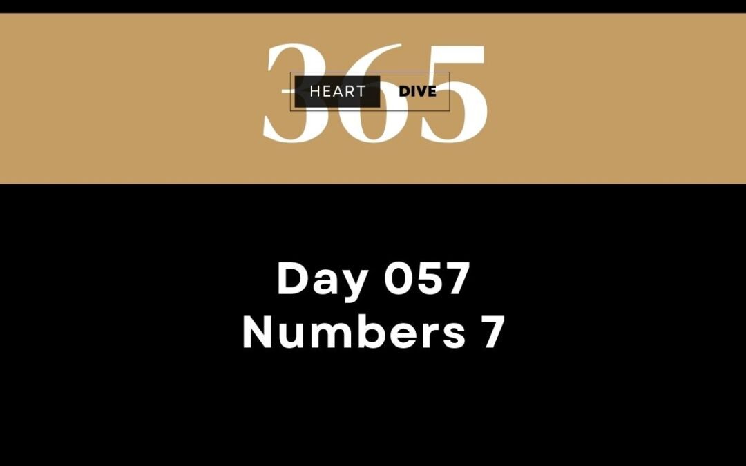 Day 057 Numbers 7 | Daily One Year Bible Study | Audio Bible Reading with Commentary