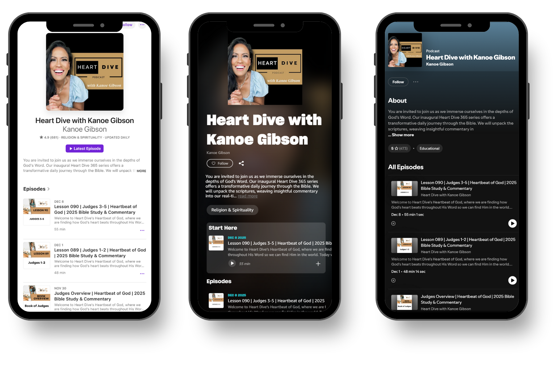 all podcast platforms _ heart dive platforms _ podcasts spotify itunes amazon and youtube music (5) all podcast platforms