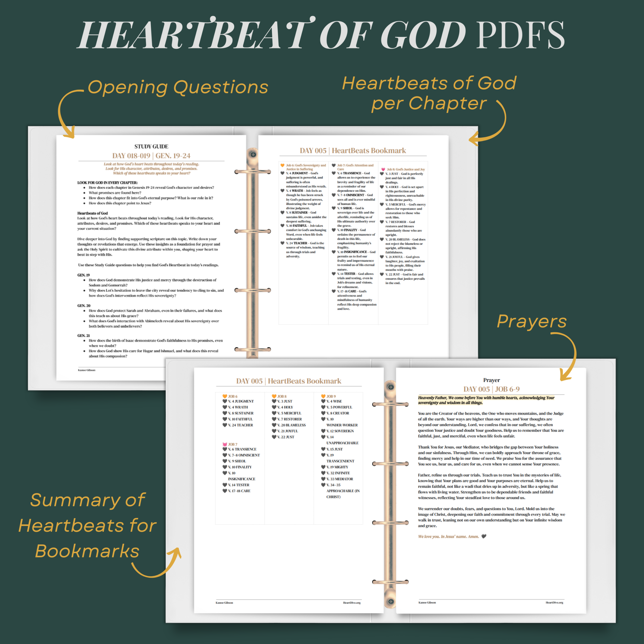 heart dive 365 _ phase two 2024 reading plan with kanoe gibson and holly rigos _ nature of god _ 365 day reading plan for entire bible