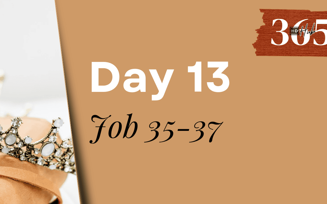 Day 013 Job 35-37