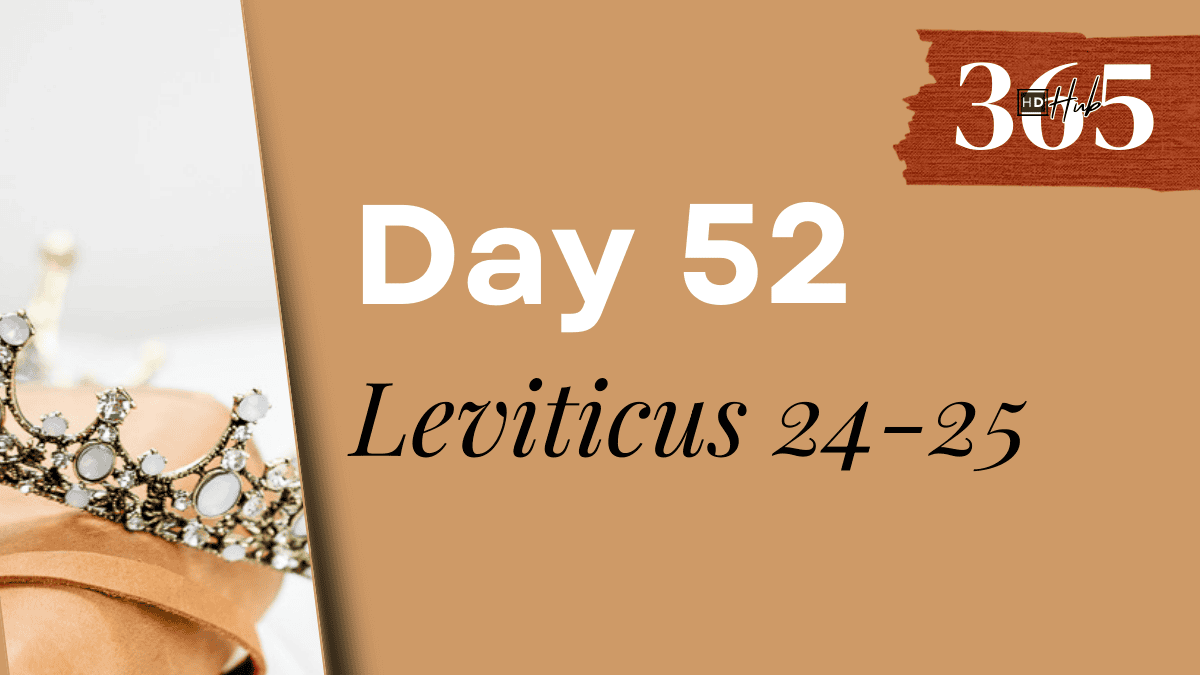 Day 052 Leviticus 24-25