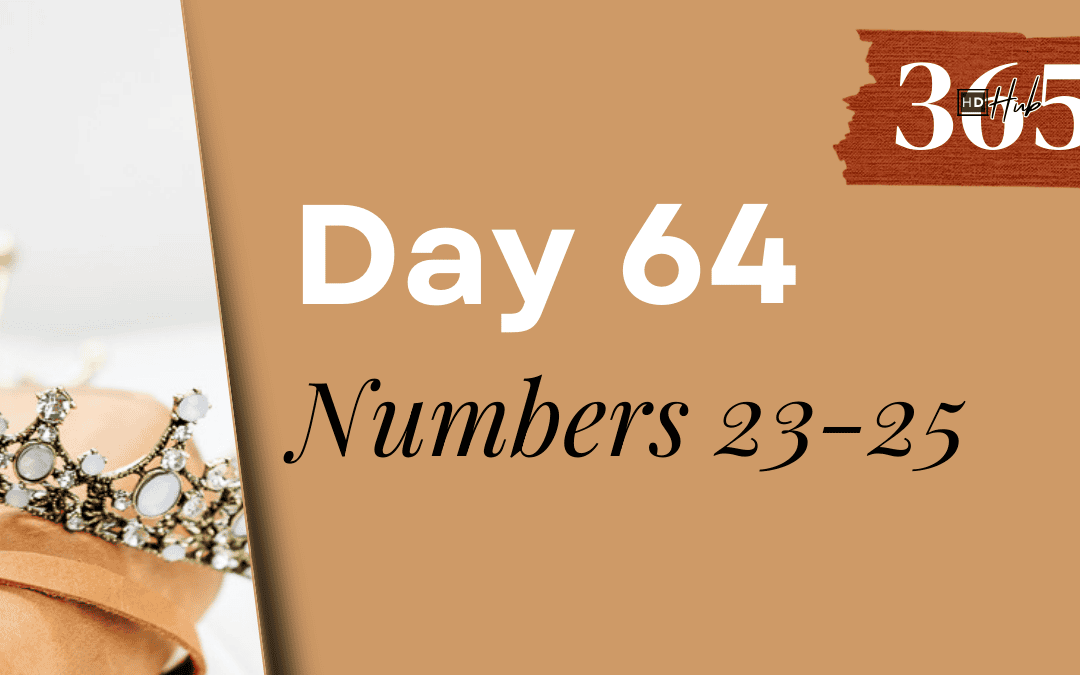 Day 064 Numbers 23-25