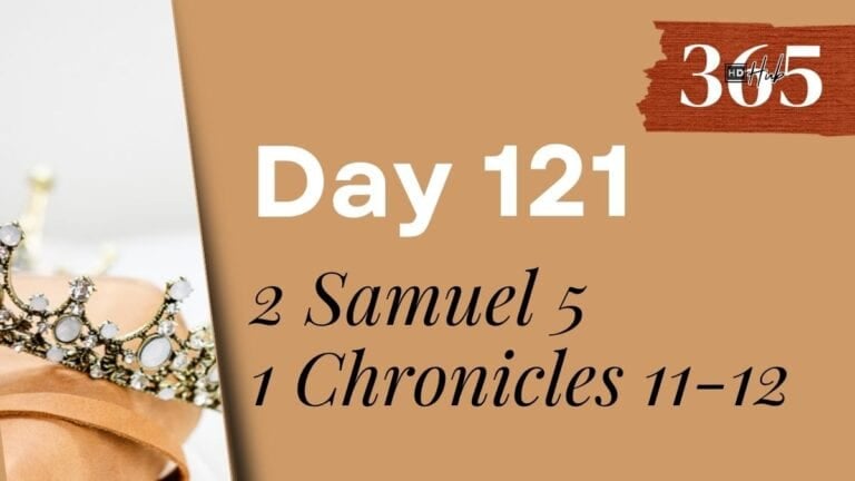 Day 121 2 Samuel 5; 1 Chronicles 11-12: The King Who Was Worth the Wait